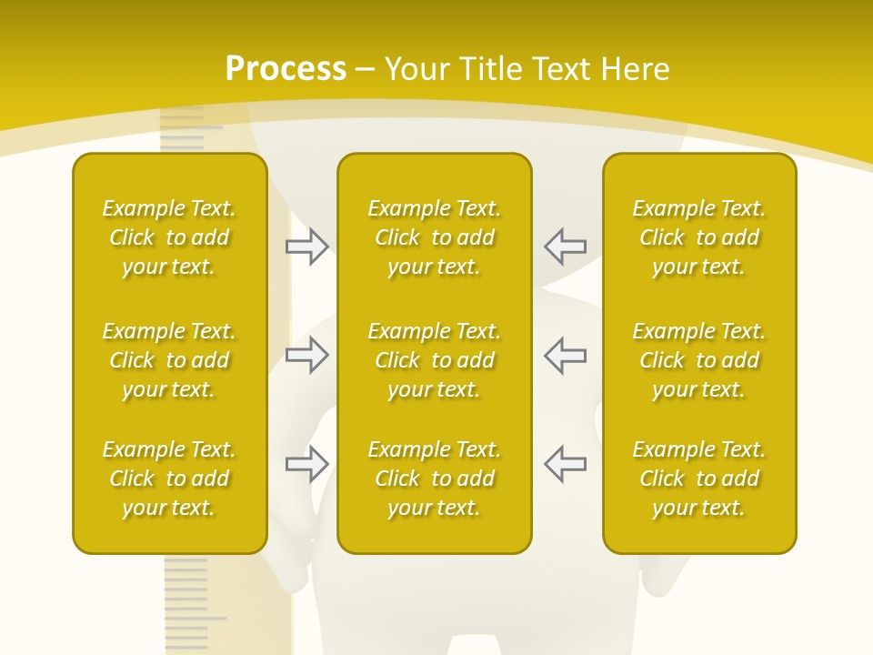 Cartoon Meters Feet PowerPoint Template