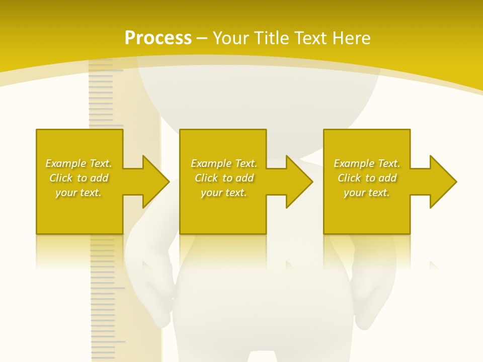Cartoon Meters Feet PowerPoint Template
