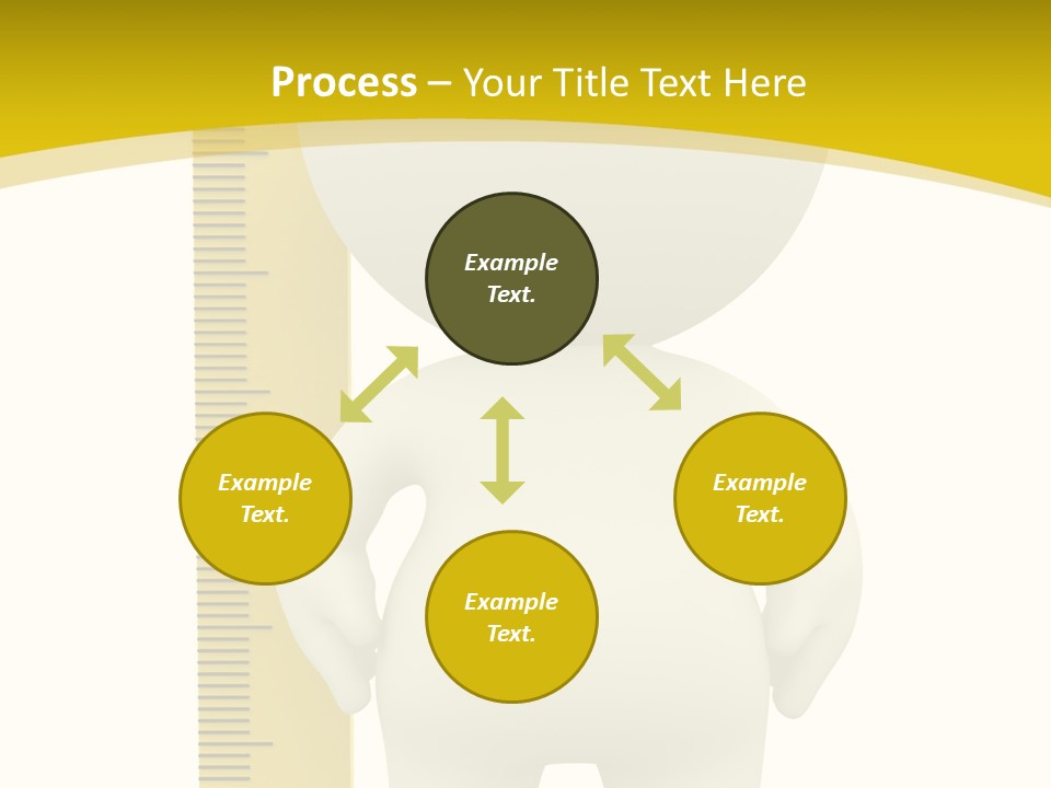 Cartoon Meters Feet PowerPoint Template