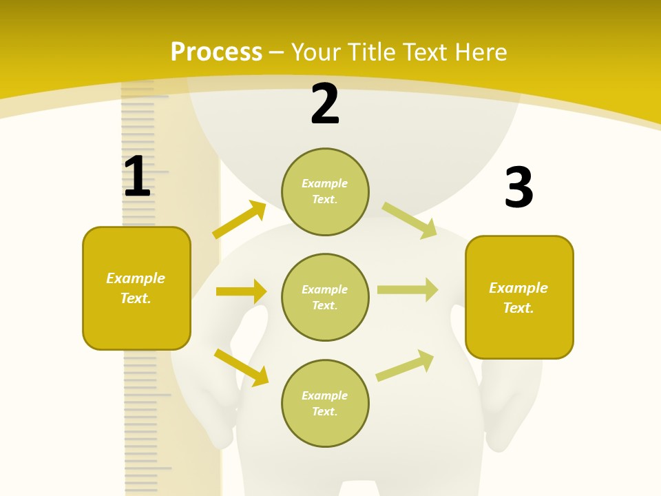 Cartoon Meters Feet PowerPoint Template