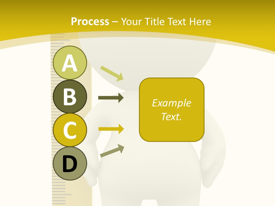 Cartoon Meters Feet PowerPoint Template