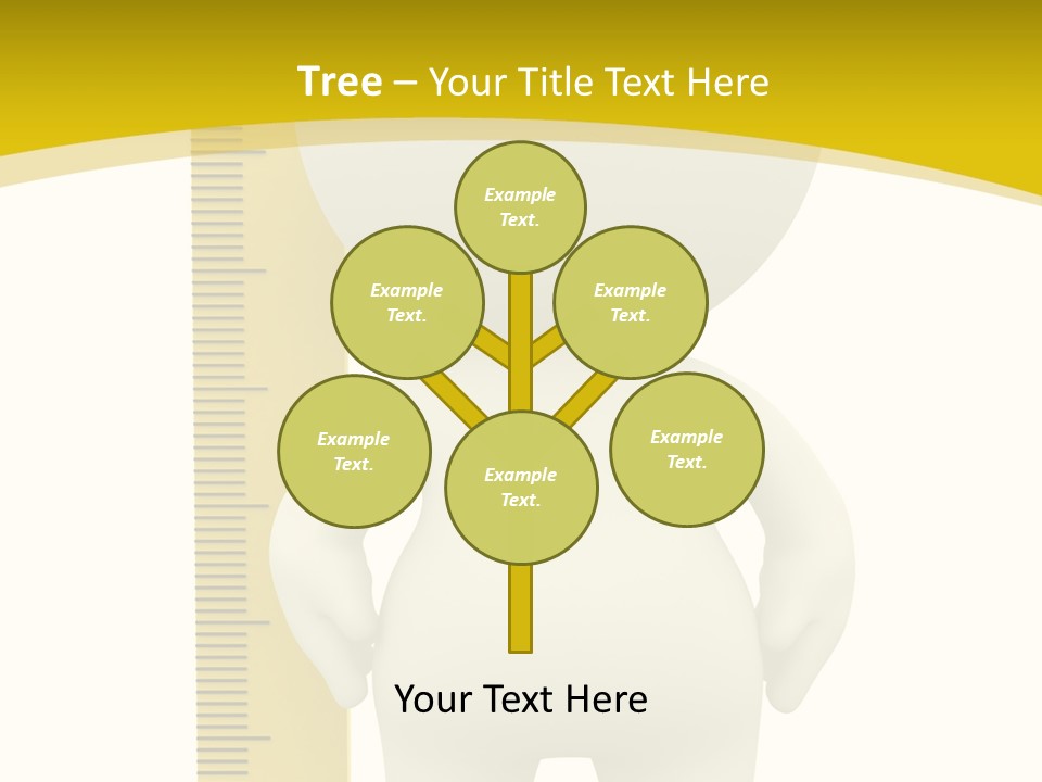 Cartoon Meters Feet PowerPoint Template