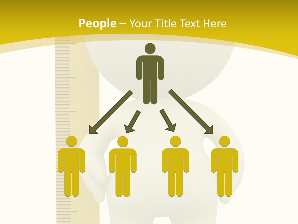 Cartoon Meters Feet PowerPoint Template