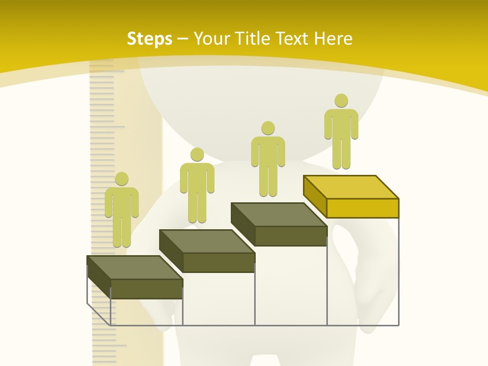 Cartoon Meters Feet PowerPoint Template