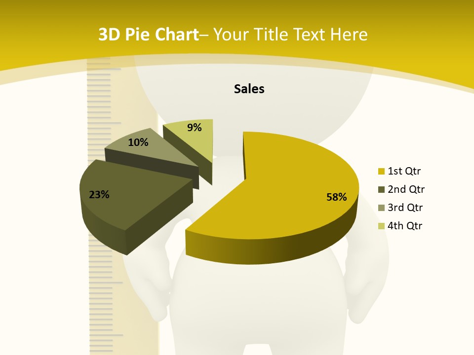 Cartoon Meters Feet PowerPoint Template