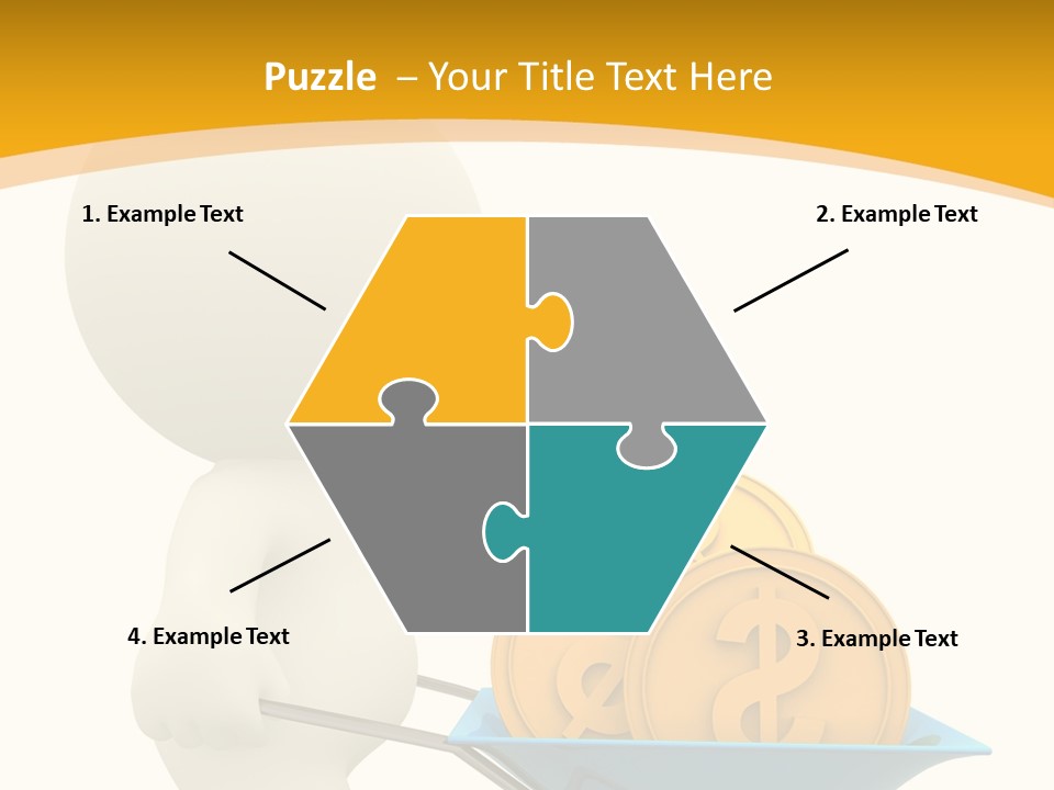 Abstract Money Investment PowerPoint Template
