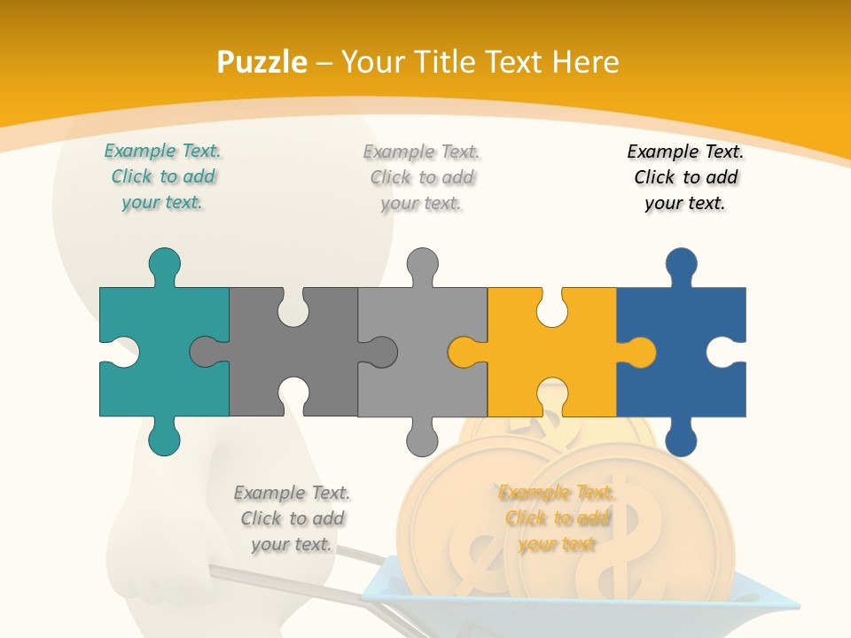 Abstract Money Investment PowerPoint Template