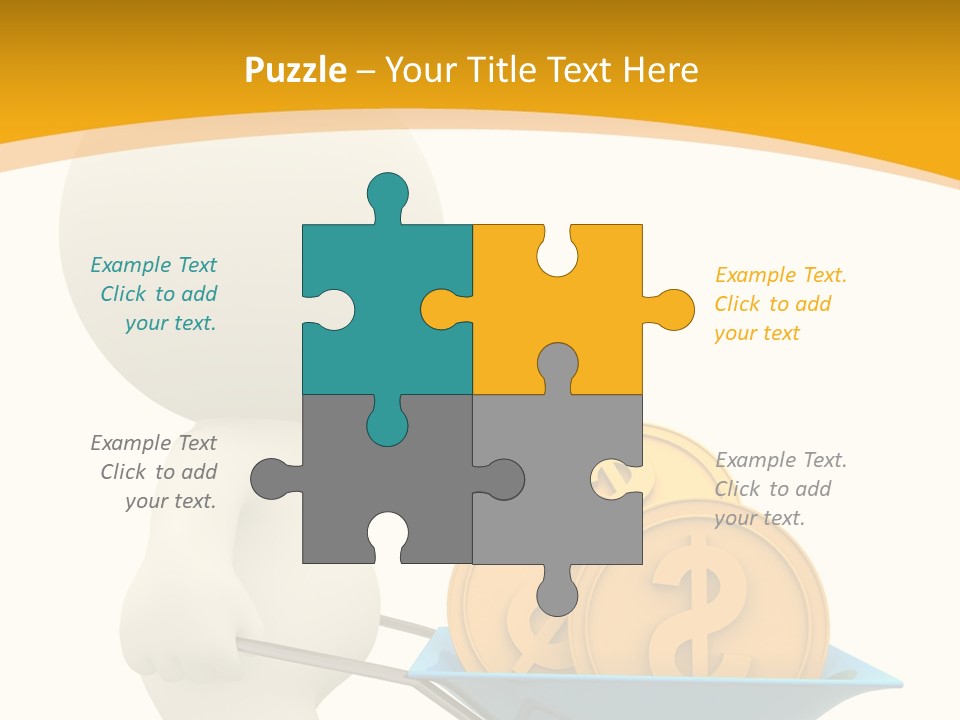 Abstract Money Investment PowerPoint Template