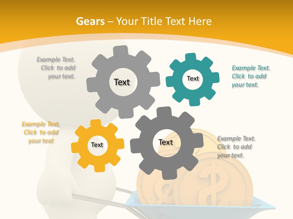 Abstract Money Investment PowerPoint Template