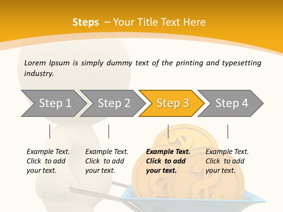 Abstract Money Investment PowerPoint Template