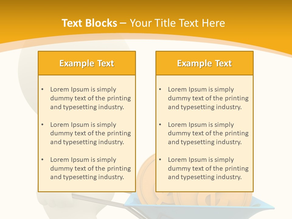 Abstract Money Investment PowerPoint Template