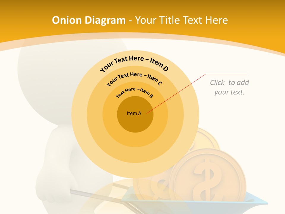 Abstract Money Investment PowerPoint Template