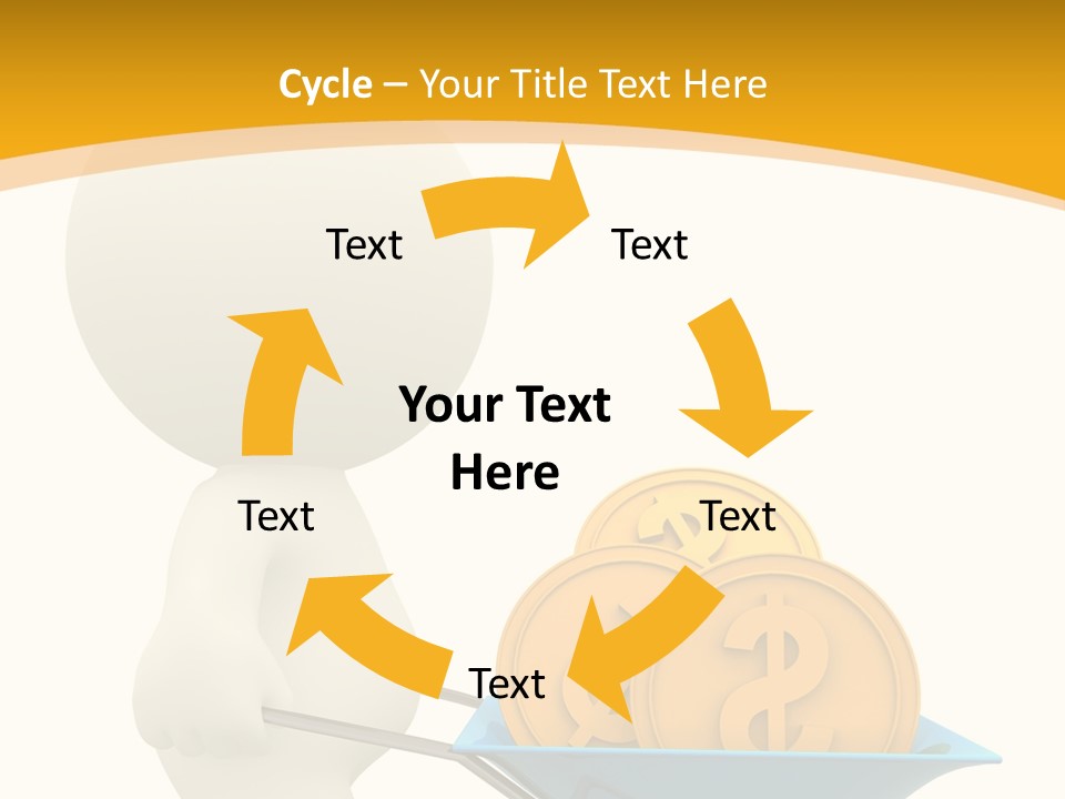 Abstract Money Investment PowerPoint Template