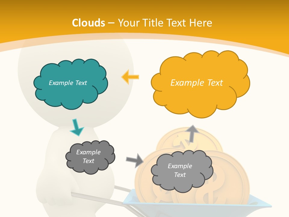 Abstract Money Investment PowerPoint Template