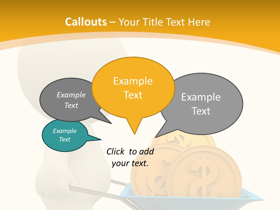 Abstract Money Investment PowerPoint Template