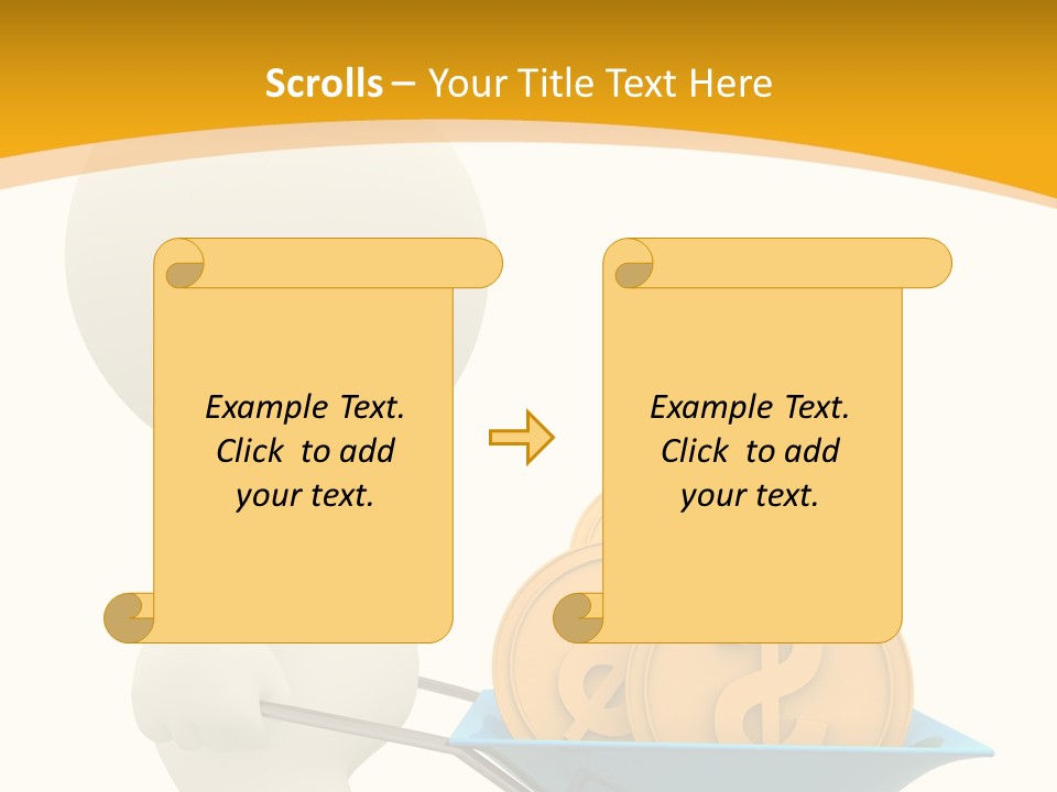 Abstract Money Investment PowerPoint Template