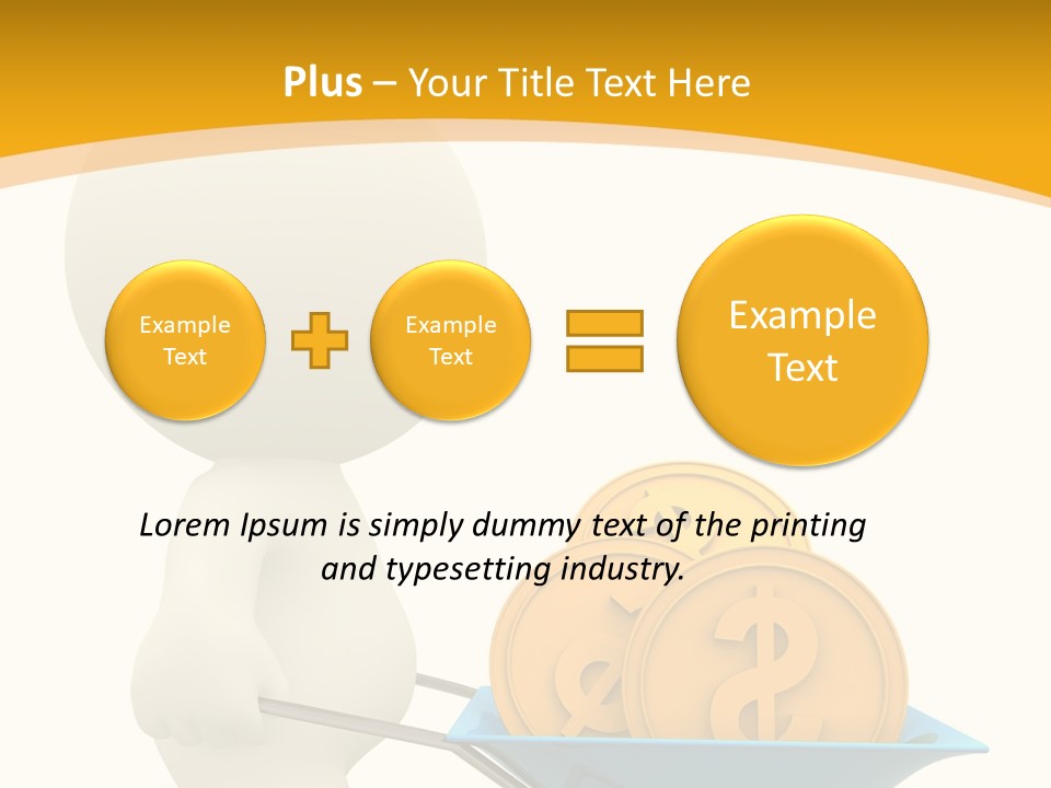 Abstract Money Investment PowerPoint Template