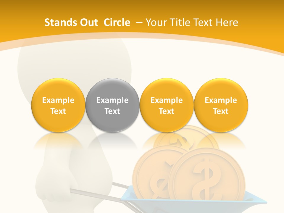 Abstract Money Investment PowerPoint Template