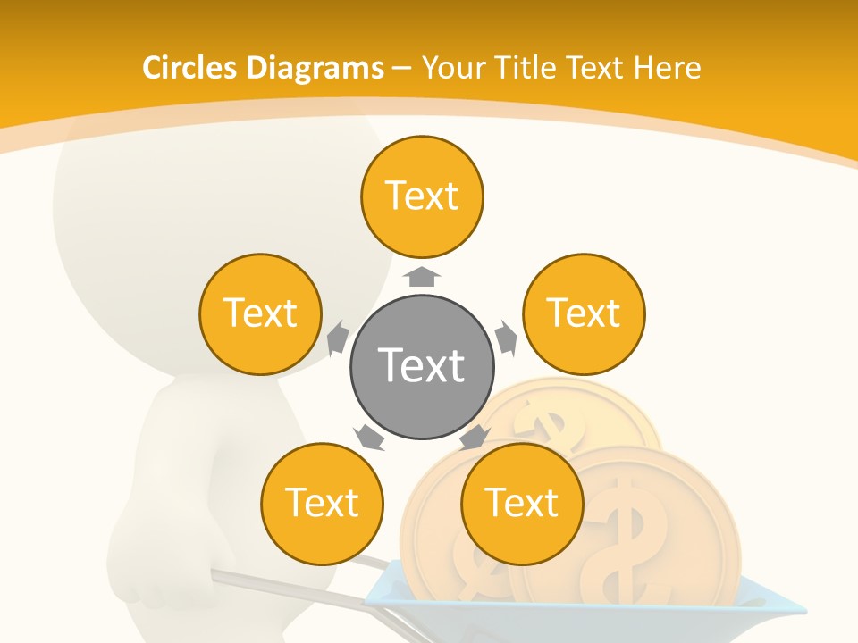 Abstract Money Investment PowerPoint Template
