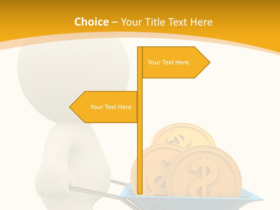 Abstract Money Investment PowerPoint Template