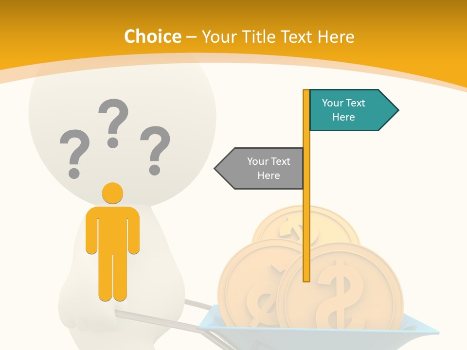 Abstract Money Investment PowerPoint Template