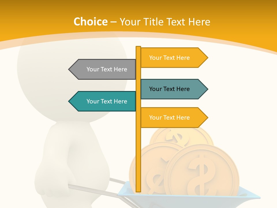 Abstract Money Investment PowerPoint Template
