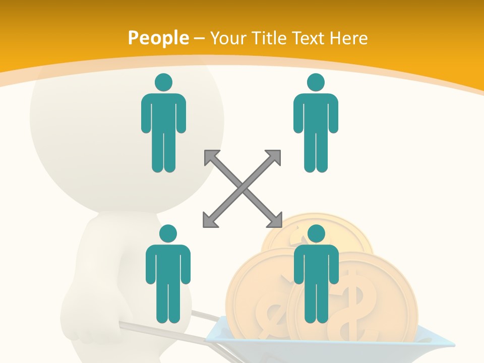 Abstract Money Investment PowerPoint Template
