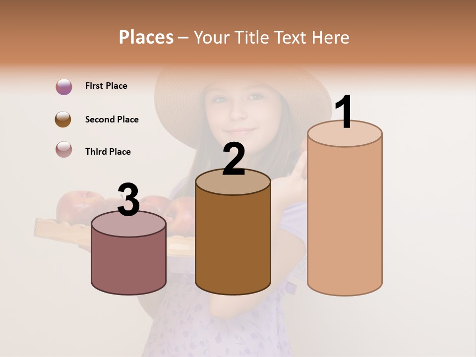 Fruit Person Dieting PowerPoint Template