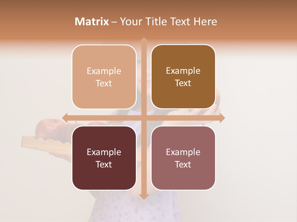 Fruit Person Dieting PowerPoint Template