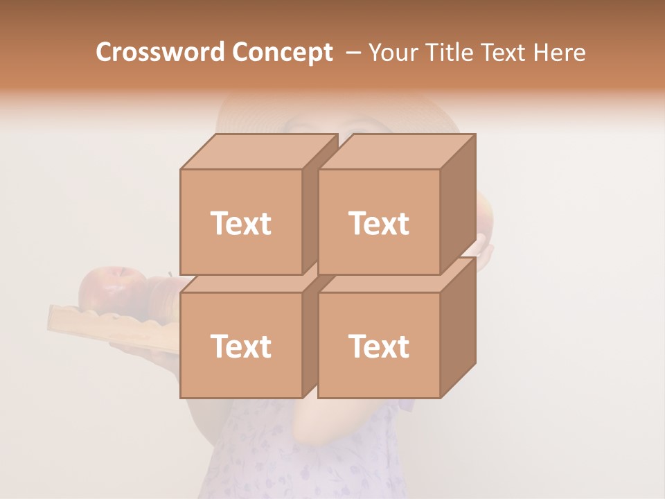 Fruit Person Dieting PowerPoint Template