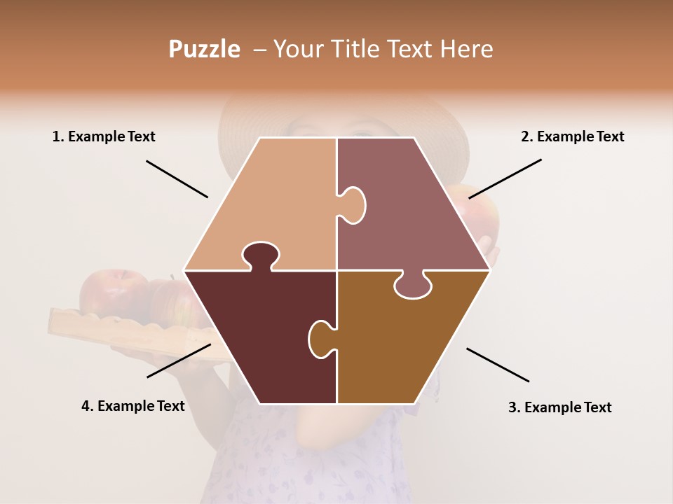Fruit Person Dieting PowerPoint Template