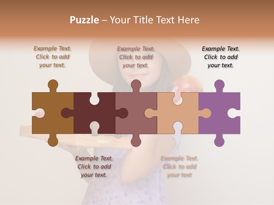 Fruit Person Dieting PowerPoint Template