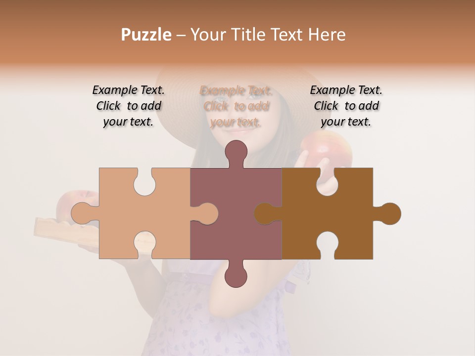 Fruit Person Dieting PowerPoint Template