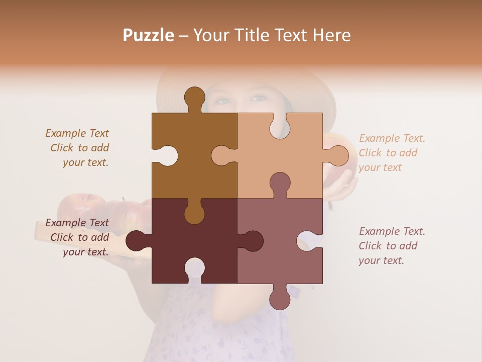 Fruit Person Dieting PowerPoint Template