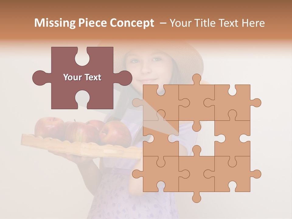 Fruit Person Dieting PowerPoint Template