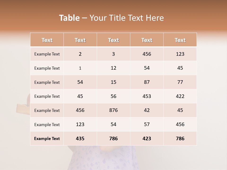 Fruit Person Dieting PowerPoint Template