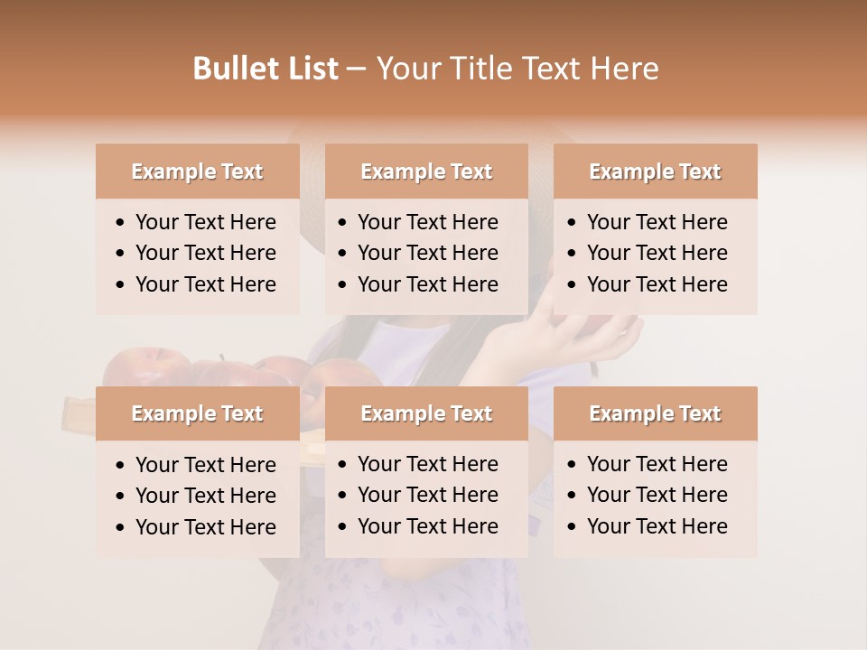 Fruit Person Dieting PowerPoint Template