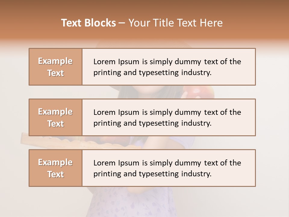 Fruit Person Dieting PowerPoint Template