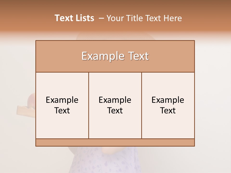 Fruit Person Dieting PowerPoint Template