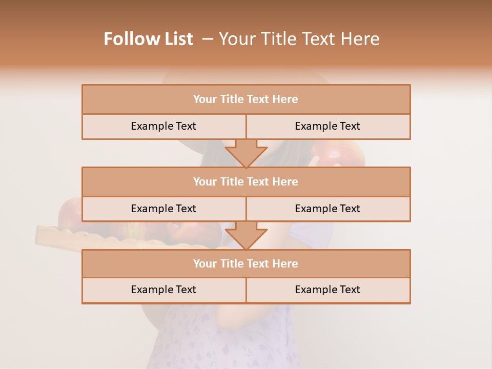 Fruit Person Dieting PowerPoint Template