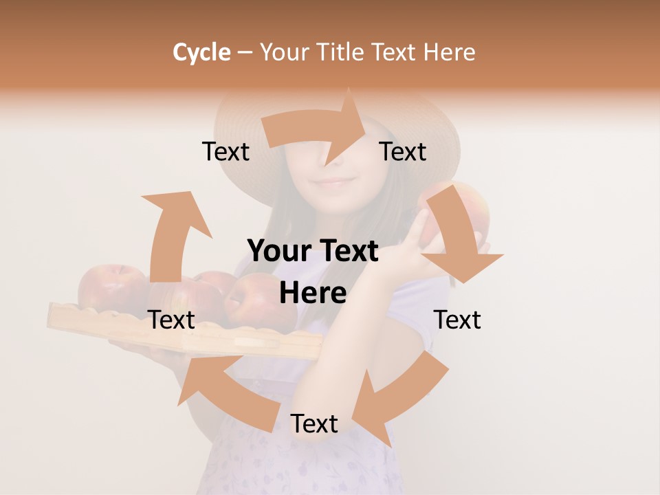Fruit Person Dieting PowerPoint Template