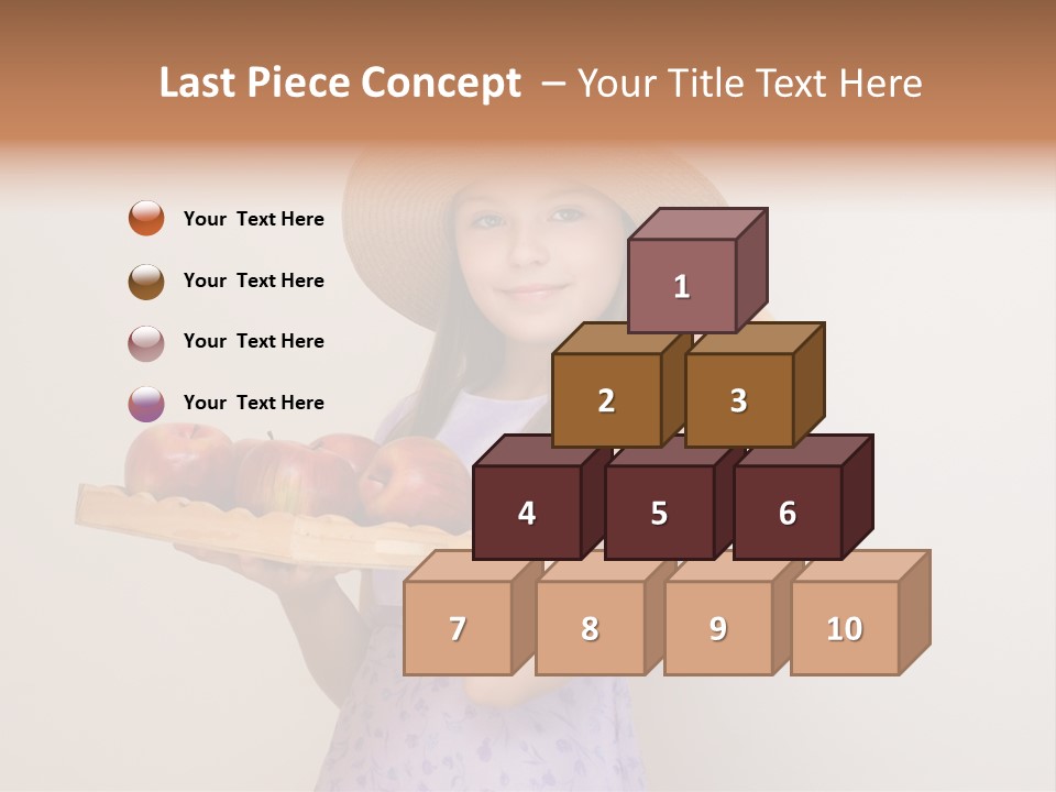 Fruit Person Dieting PowerPoint Template