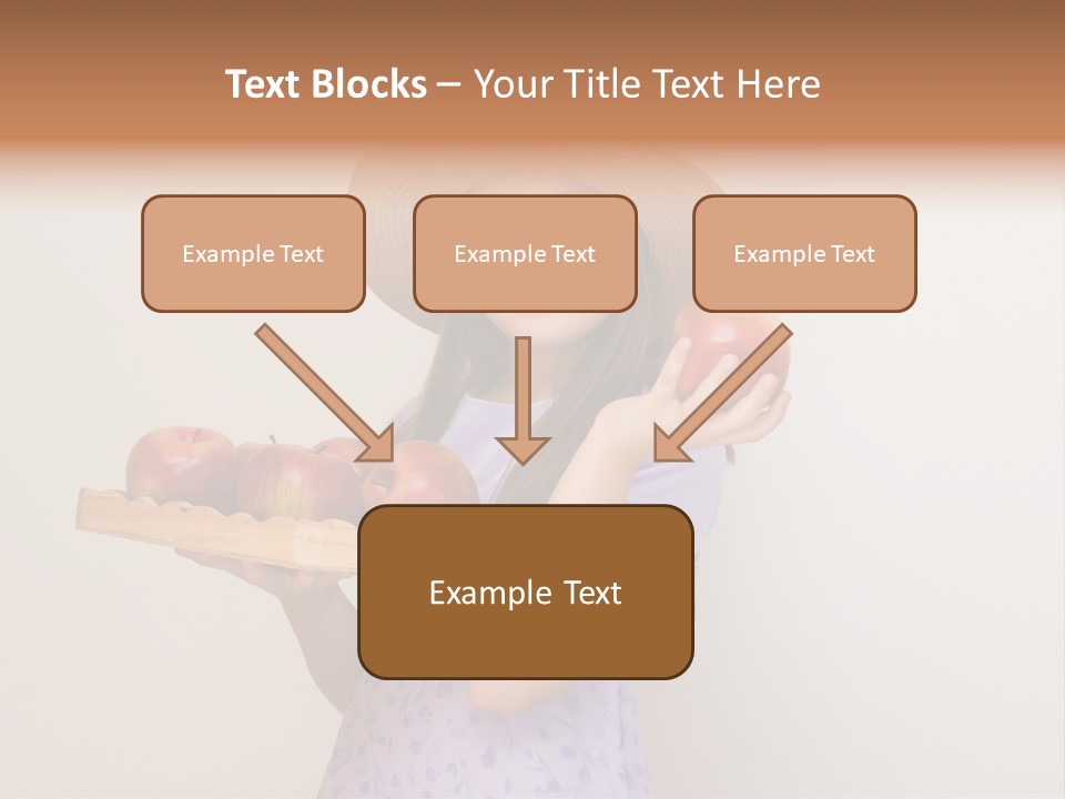 Fruit Person Dieting PowerPoint Template