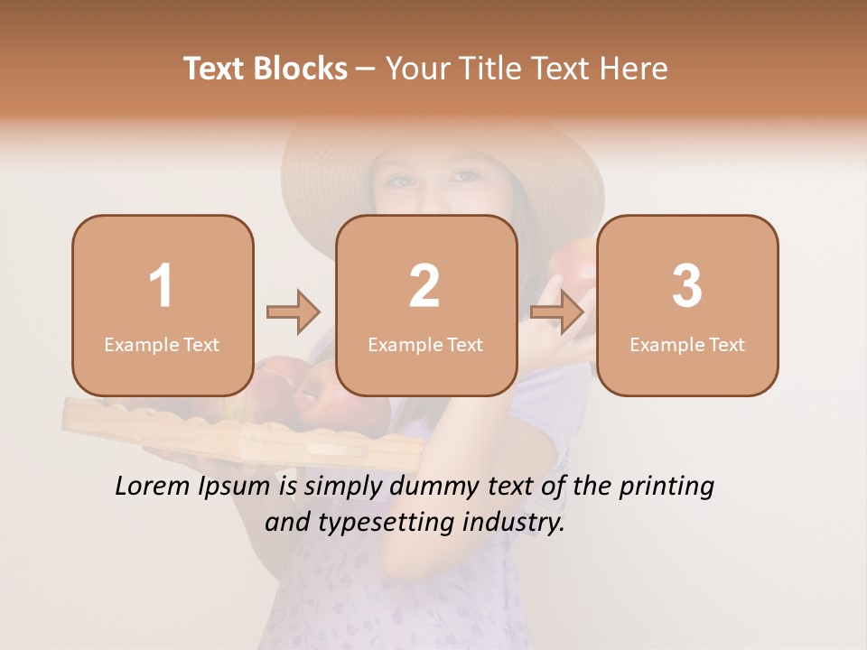 Fruit Person Dieting PowerPoint Template