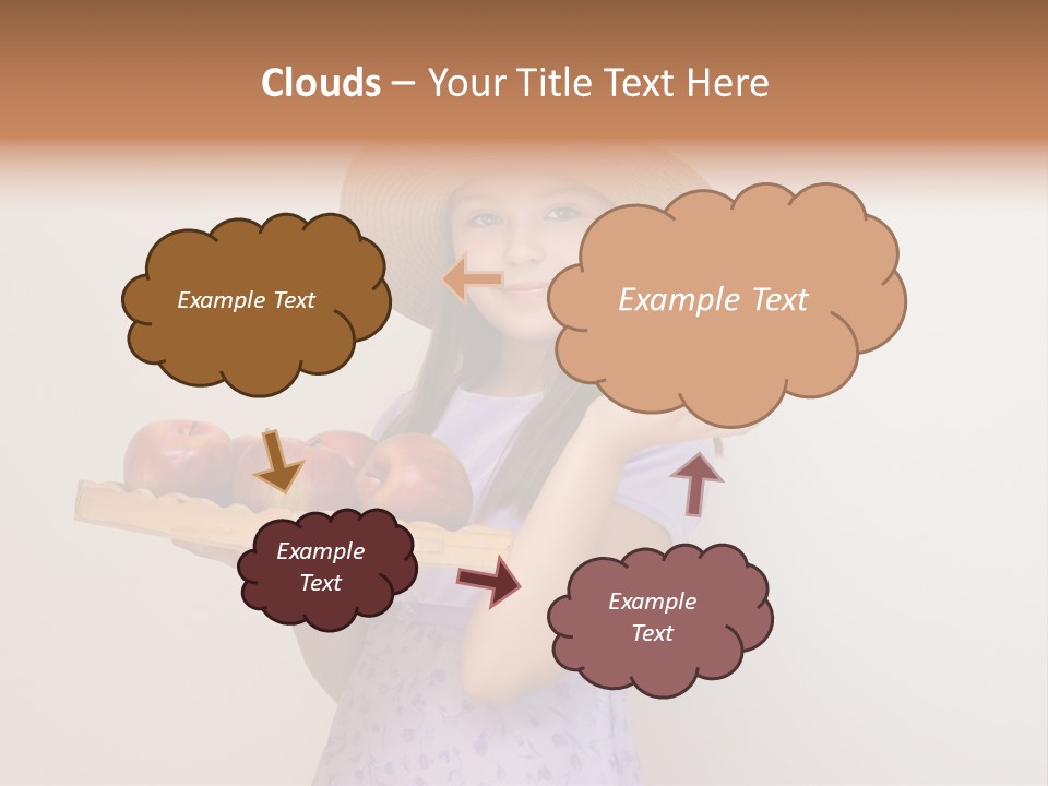 Fruit Person Dieting PowerPoint Template