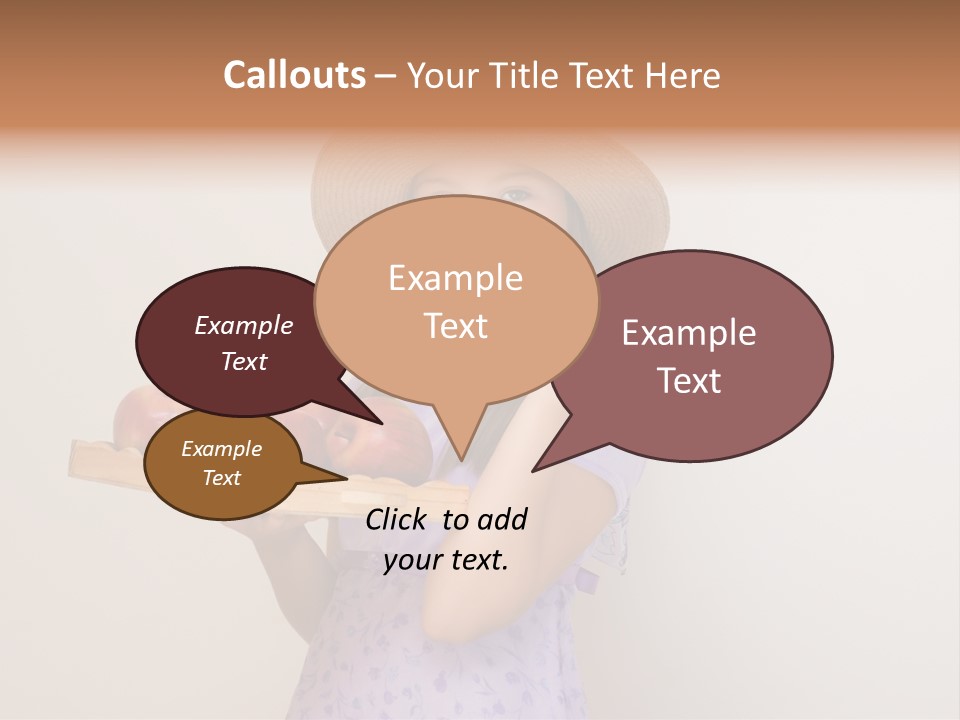 Fruit Person Dieting PowerPoint Template