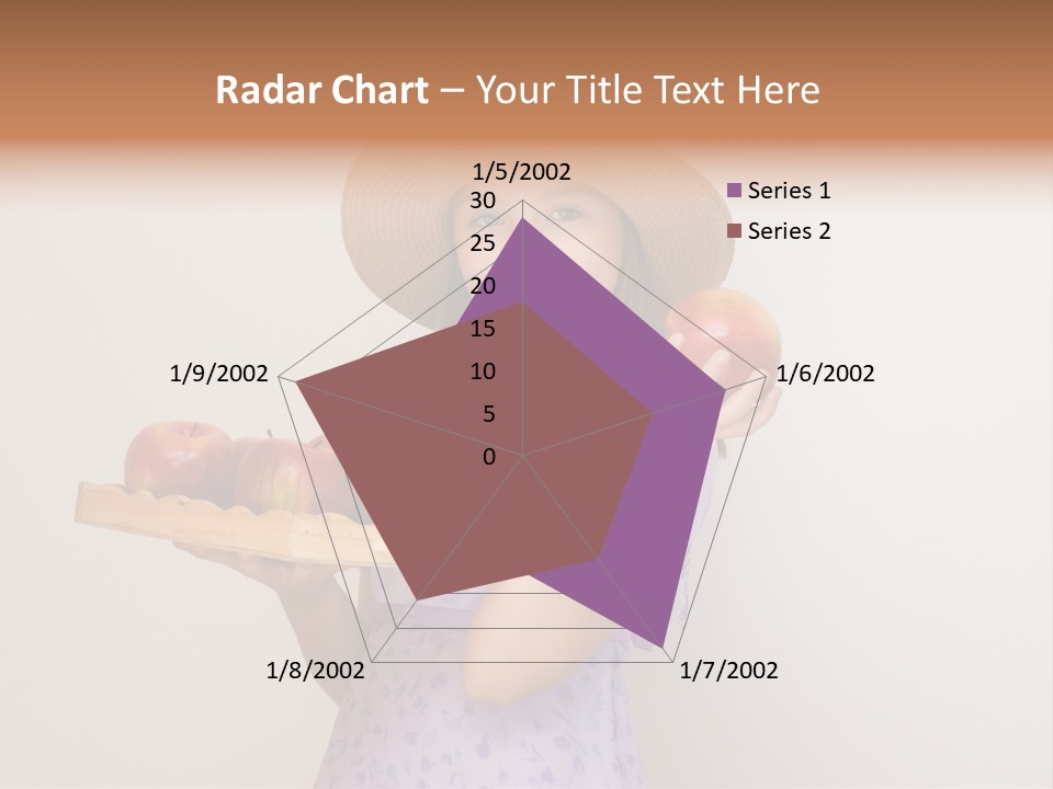 Fruit Person Dieting PowerPoint Template