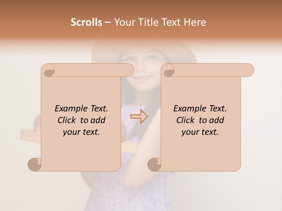 Fruit Person Dieting PowerPoint Template