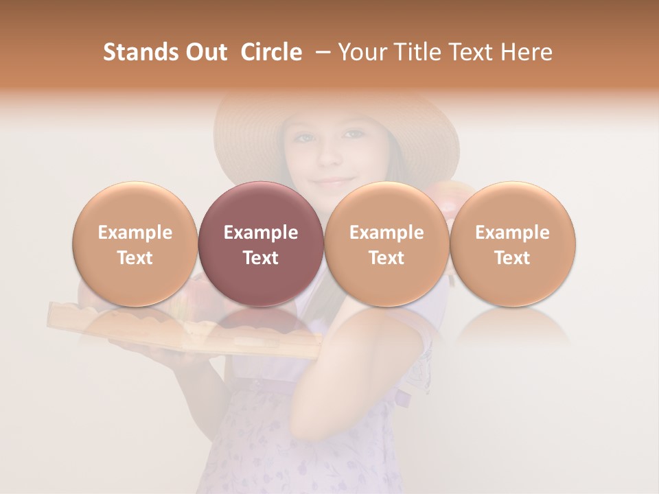 Fruit Person Dieting PowerPoint Template