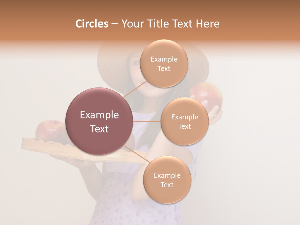 Fruit Person Dieting PowerPoint Template